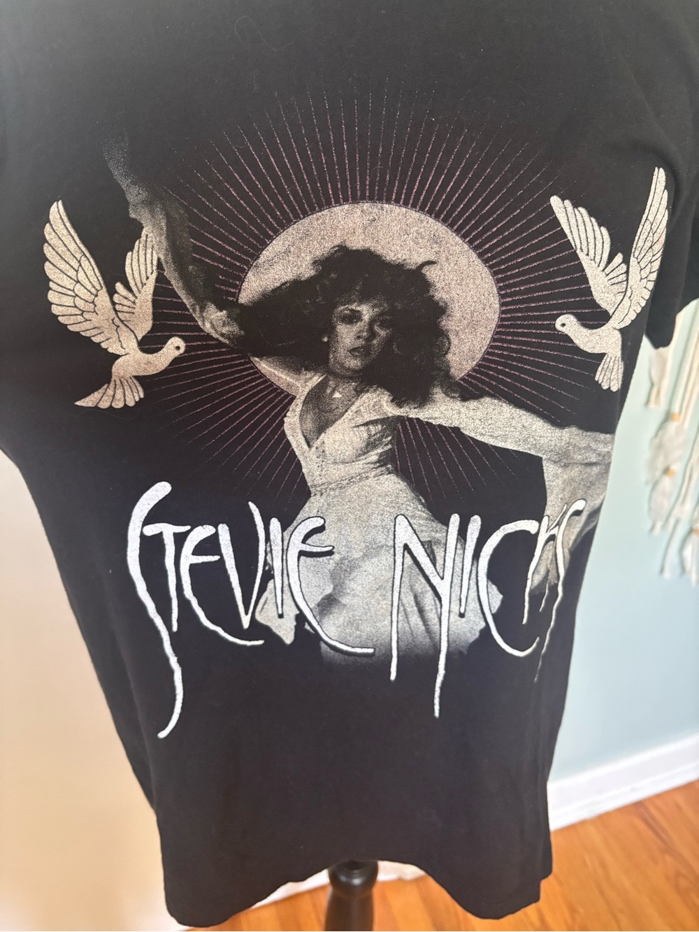 Stevie Nicks Black Graphic Concert 2025 Band Tee Medium - Picture 2 of 6
